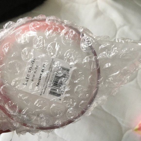 kate spade brushy rose acrylic tumbler with straw nwt - Picture 4 of 4